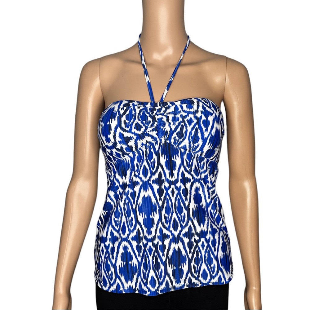 Lauren Ralph Lauren blue tankini top size 8